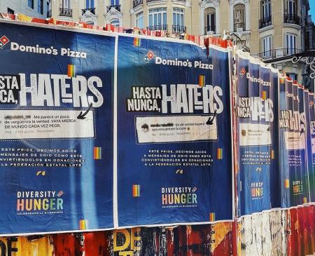 Domino’s Pizza convierte los mensajes de odio en redes hacia el colectivo LGTBI, en donaciones para apoyar la educación en la diversidad