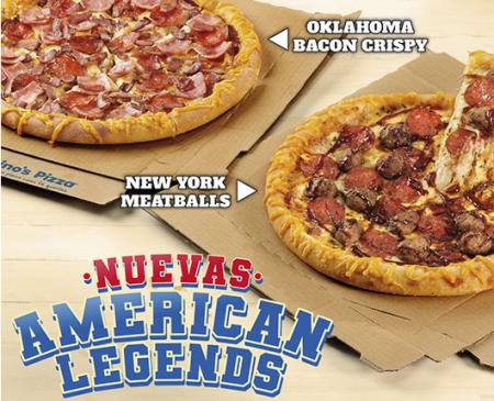 DOMINO´S PIZZA PRESENTA DOS NUEVAS AMERICAN LEGENDS