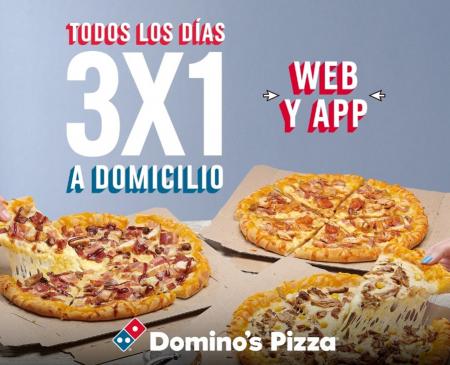 Domino’s Pizza vuelve con su campaña más salvaje: 3x1 a domicilio en pizzas familiares