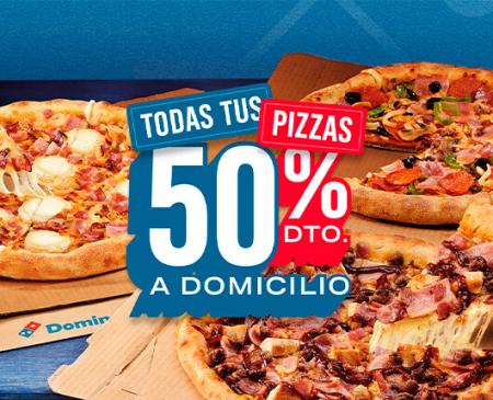 Domino’s Pizzas apoya a sus clientes en la cuesta de enero con un 50% de descuento en todas sus pizzas