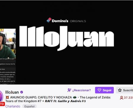 El famoso streamer Illojuan protagonizará la sexta entrega de Domino’s Originals