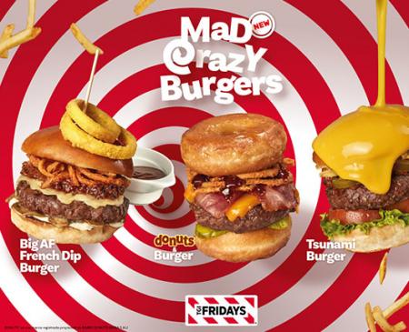 Fridays® lanza la hamburguesa más atrevida