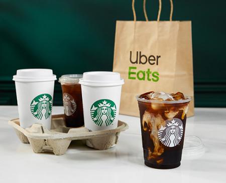 Starbucks® y Uber Eats se unen para llevarte a casa tu bebida favorita